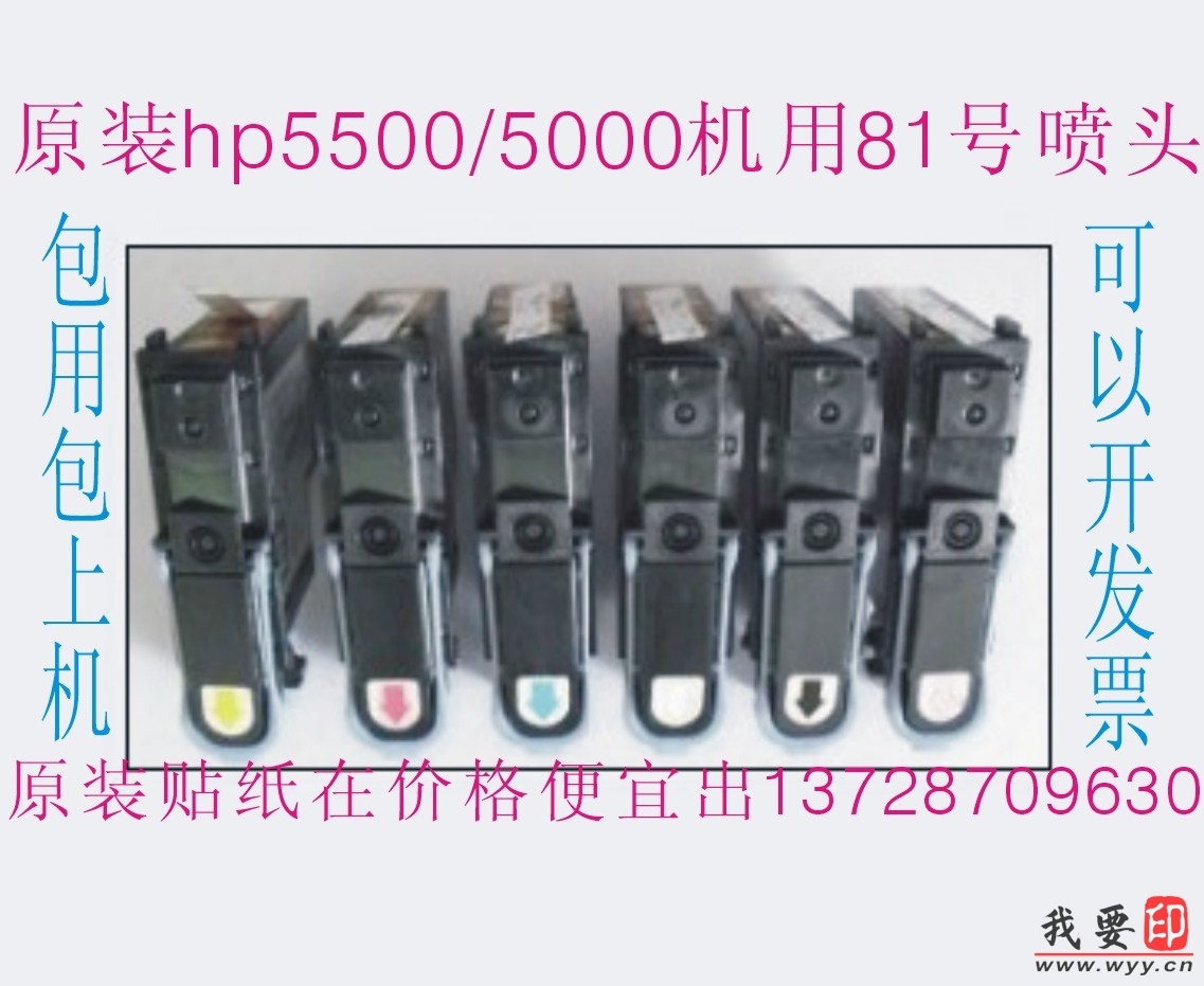【供應】hp80號81號11號72號打印頭及墨水